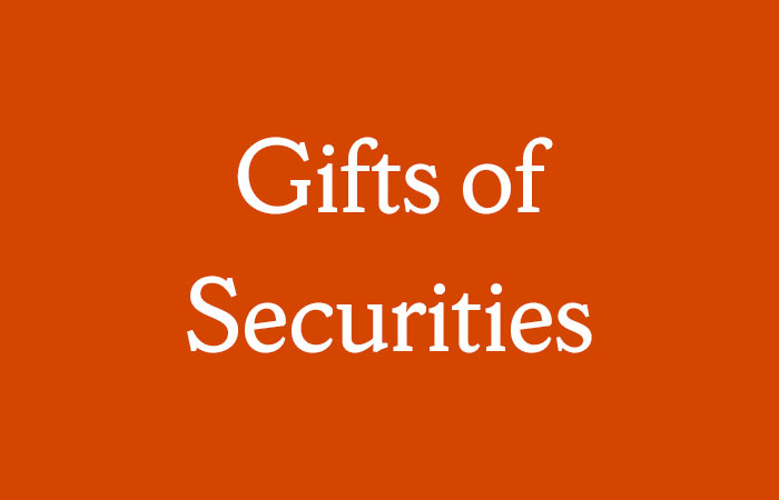 Gifts of Securities